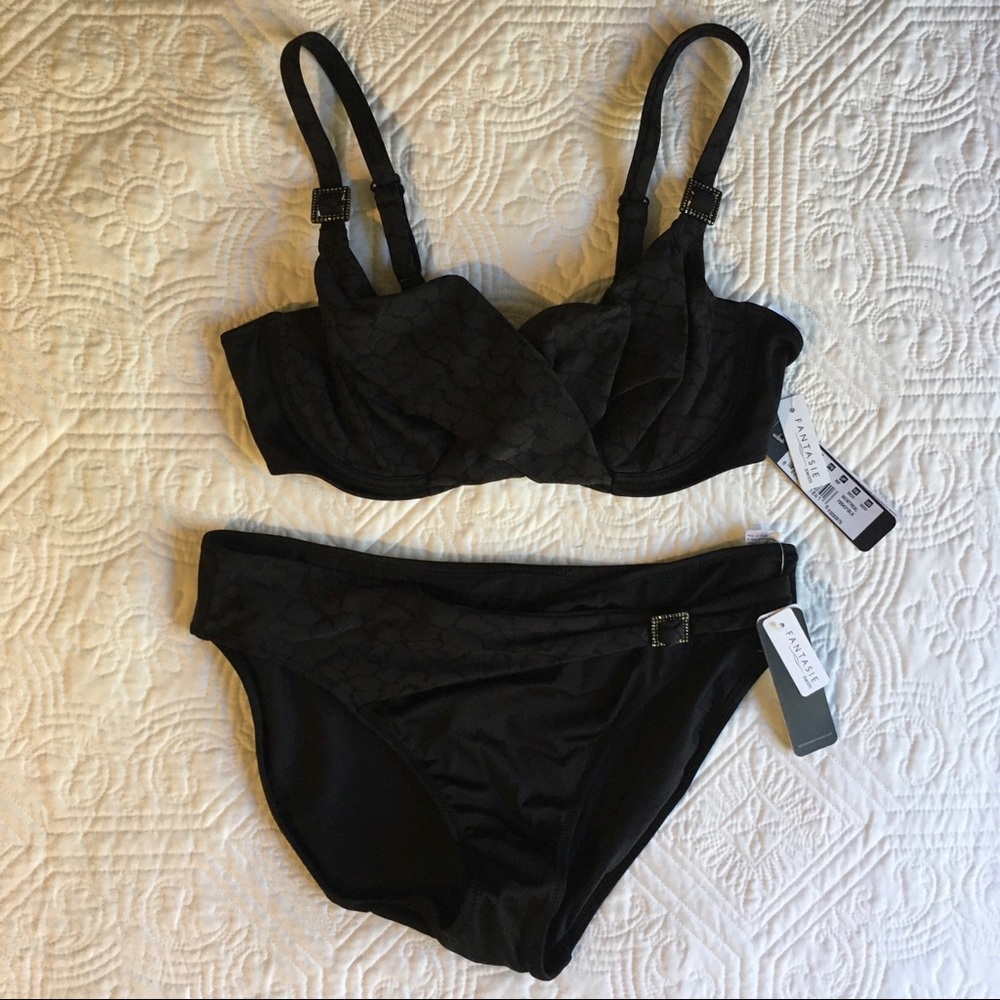 SALE! - FANTASIE Black Swim Set